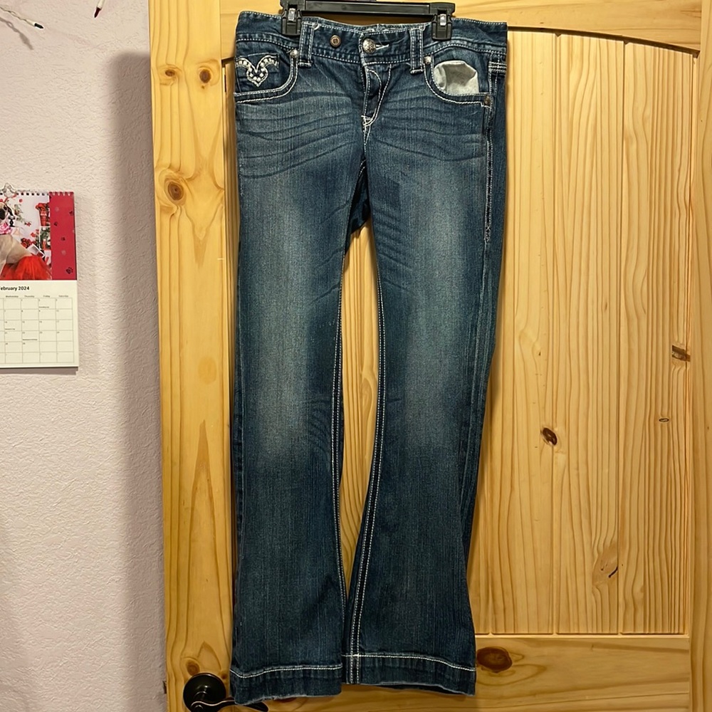 lightly worn jeans